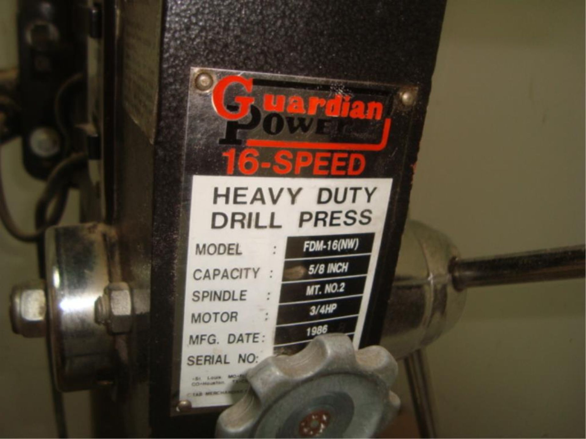 16-Speed Floor Model Drill Press - Image 5 of 6