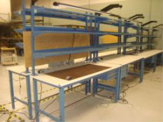 Heavy Duty Adjustable Height Workstations Benches