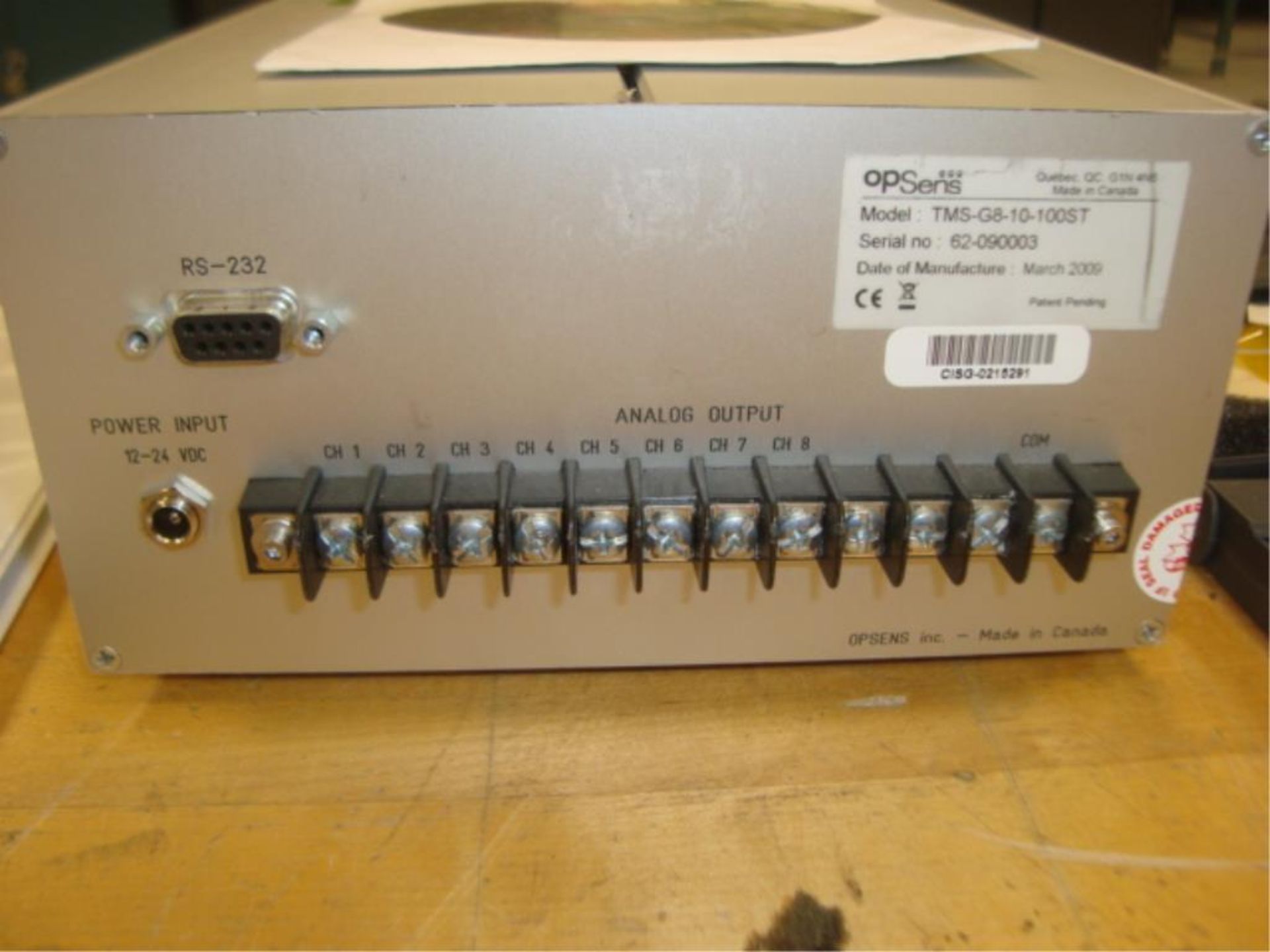 8-Channel Fiber Optic Sensor With - Image 4 of 9