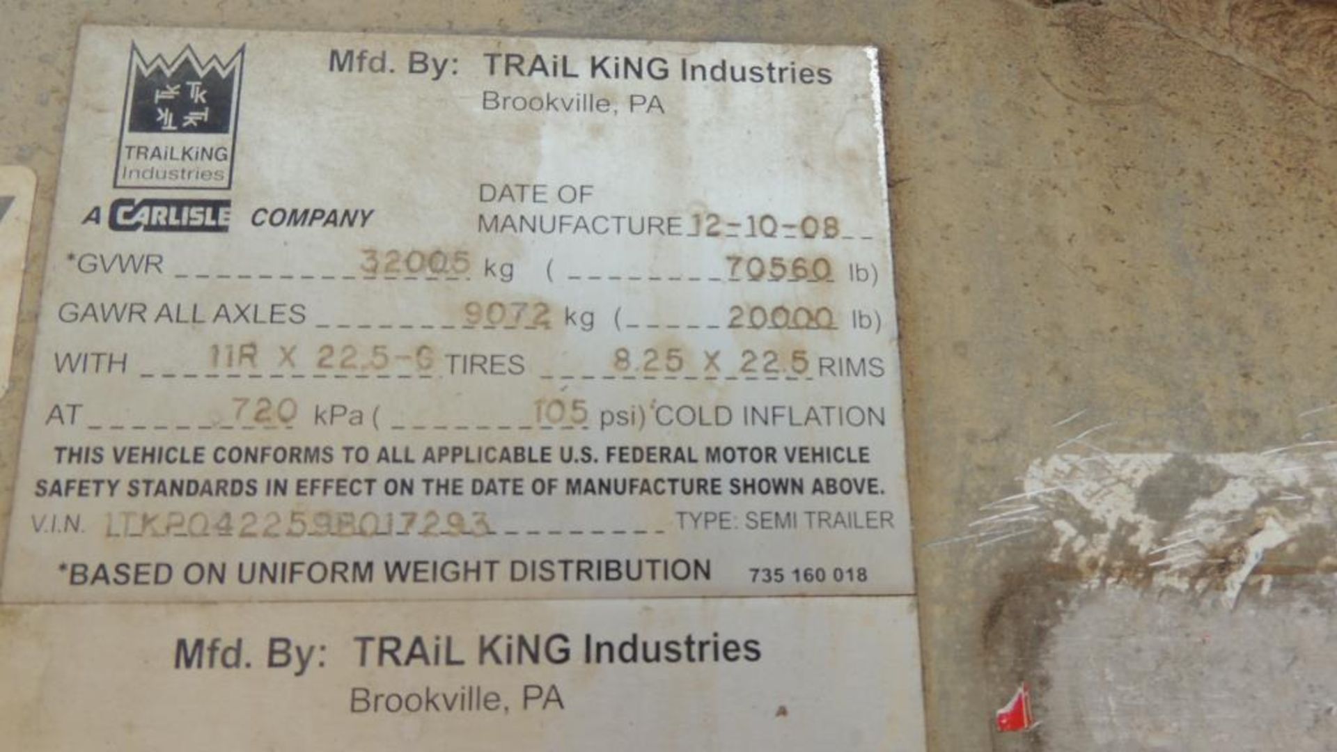 Trail King Tanker - Image 7 of 7