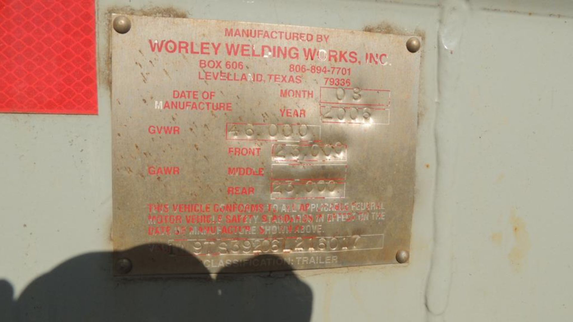 Worley Welding Works Tanker - Image 8 of 8