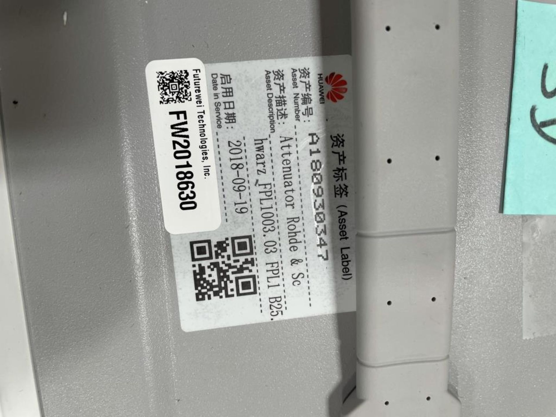 Rohde & Schwarz FPL1003 Spectrum Analyzer - Image 2 of 4