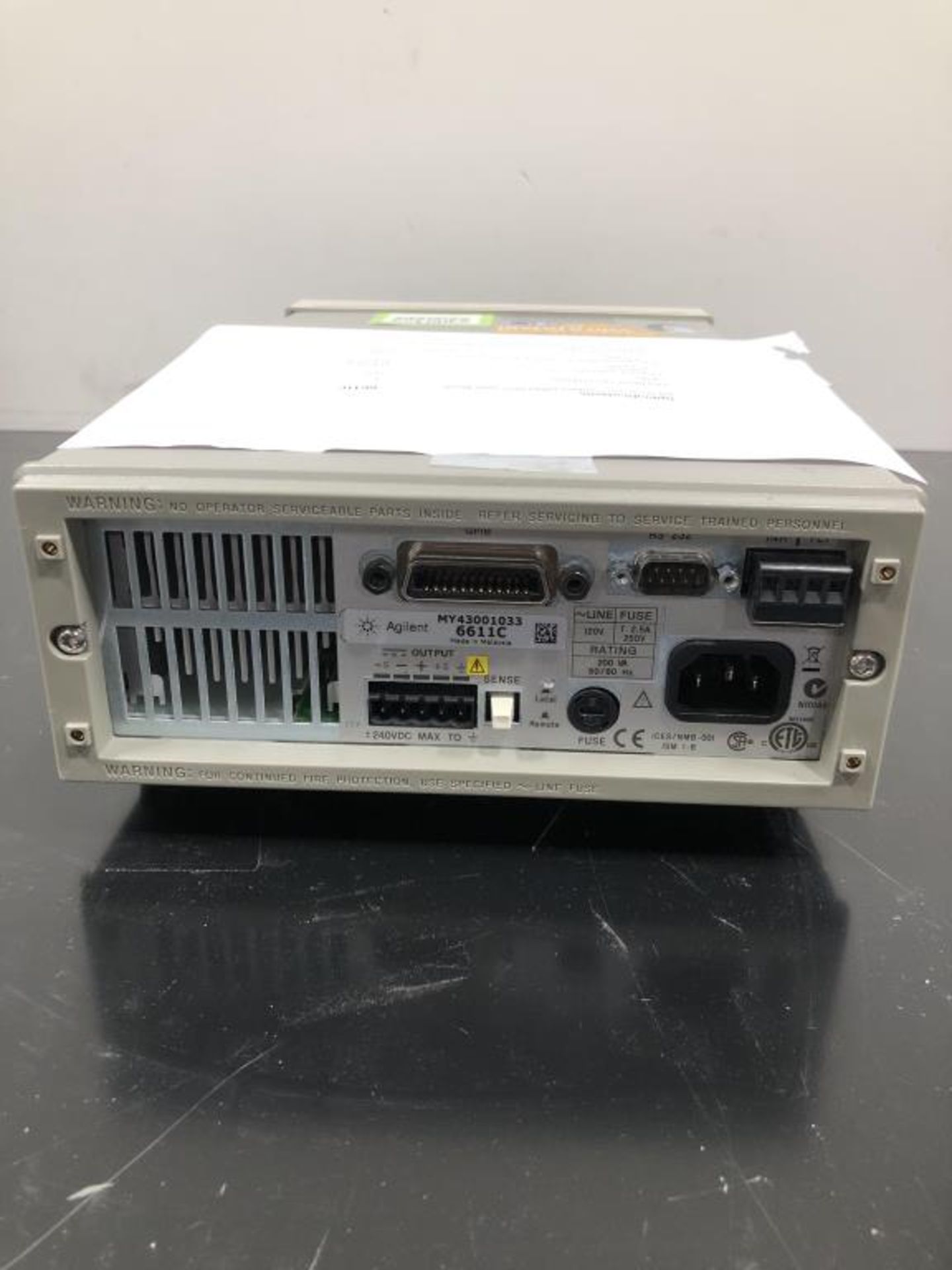 Agilent 6611C DC Power Supply - Image 2 of 2