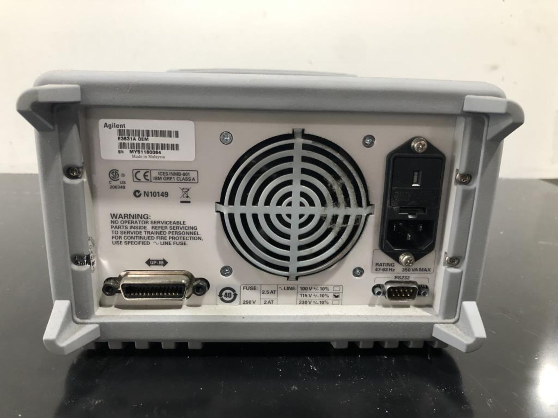 Agilent E3631A DC Power Supply - Image 2 of 2