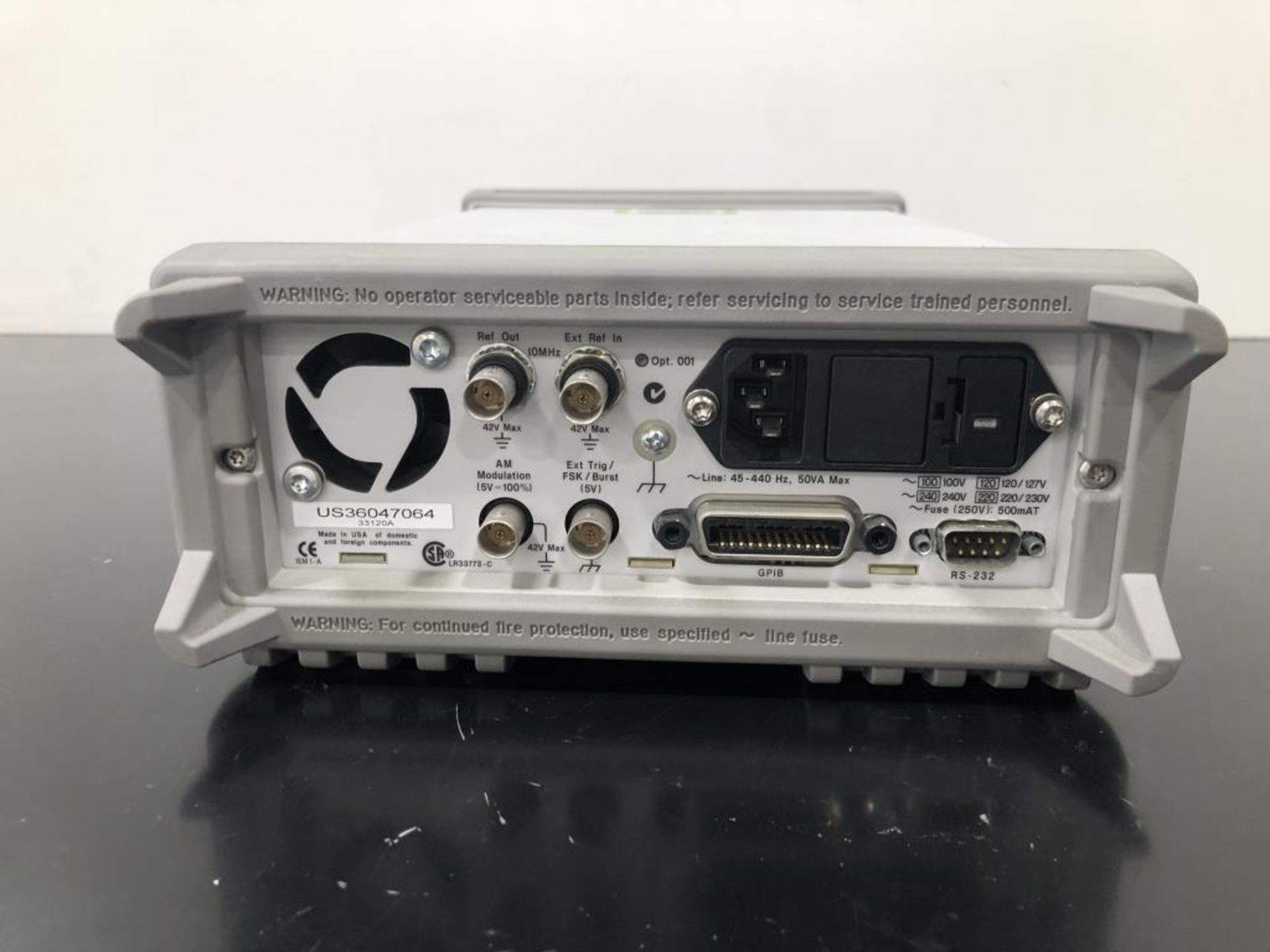 Agilent 33120A Arbitrary Waveform Generator - Image 2 of 2