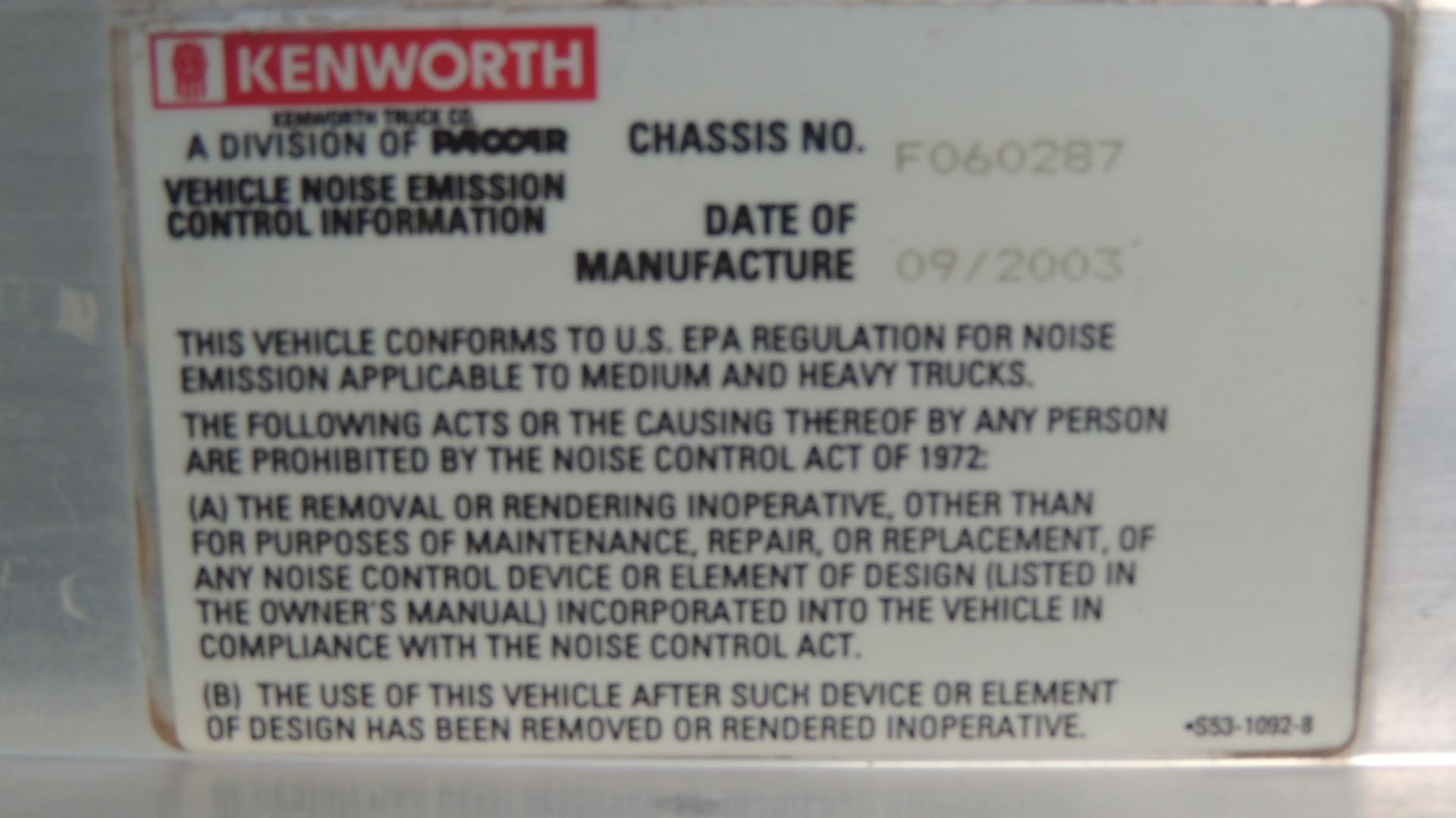 Kenworth Truck - Image 13 of 20