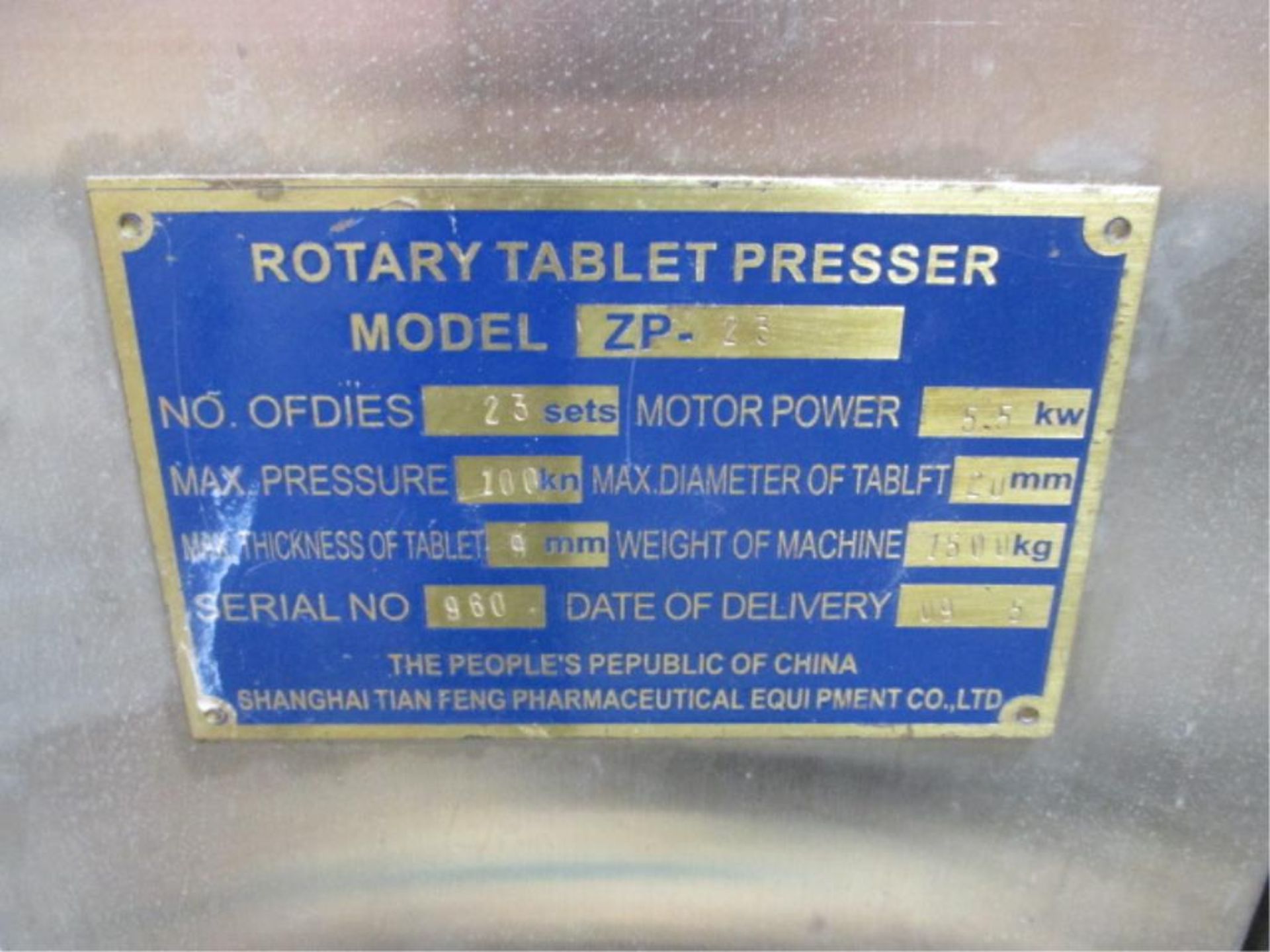 Tablet Press - Image 8 of 8