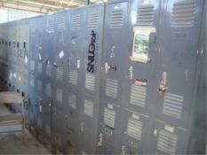 Assorted Personnel Locker Bin Cabinets