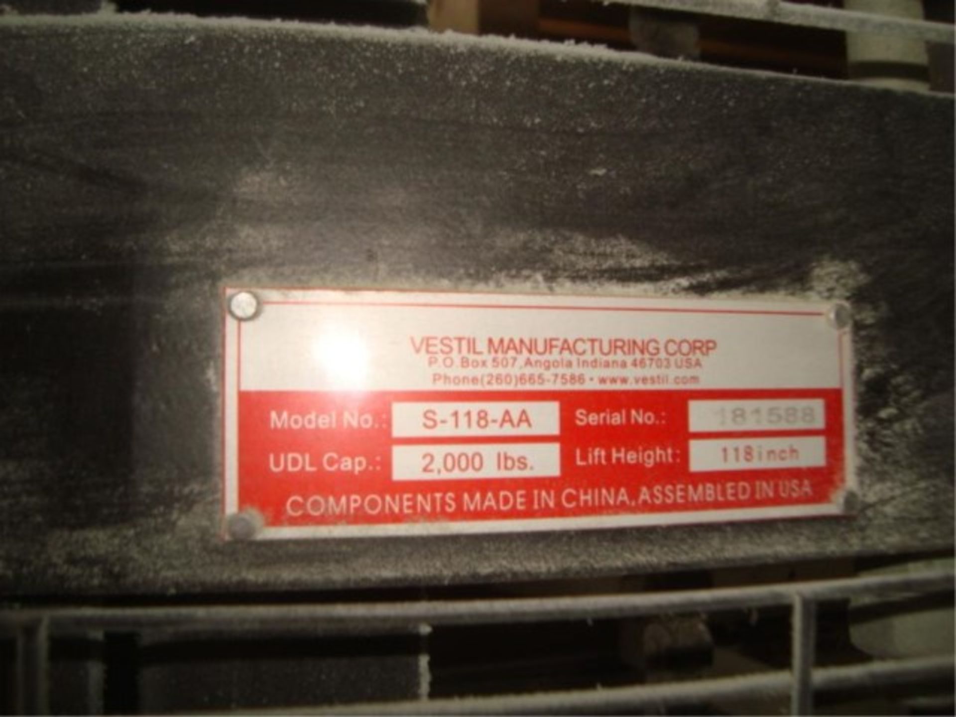 2.,000 lb. Cap Electric Stacker Lift - Image 3 of 4
