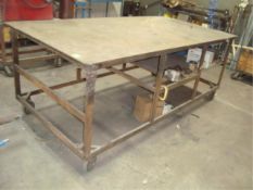 Mobile Heavy Duty Steel Welding Table