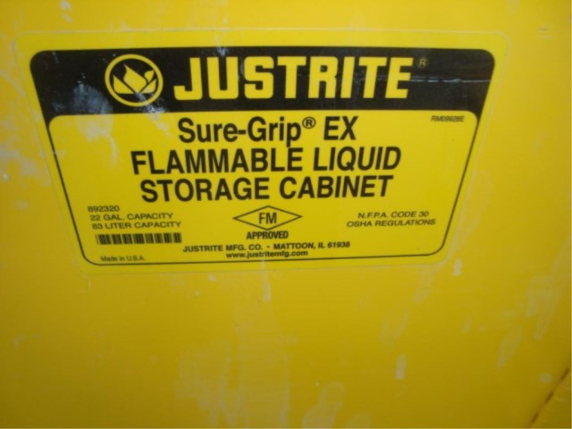 22-Gallon Capacity Flammables Cabinets - Image 4 of 8
