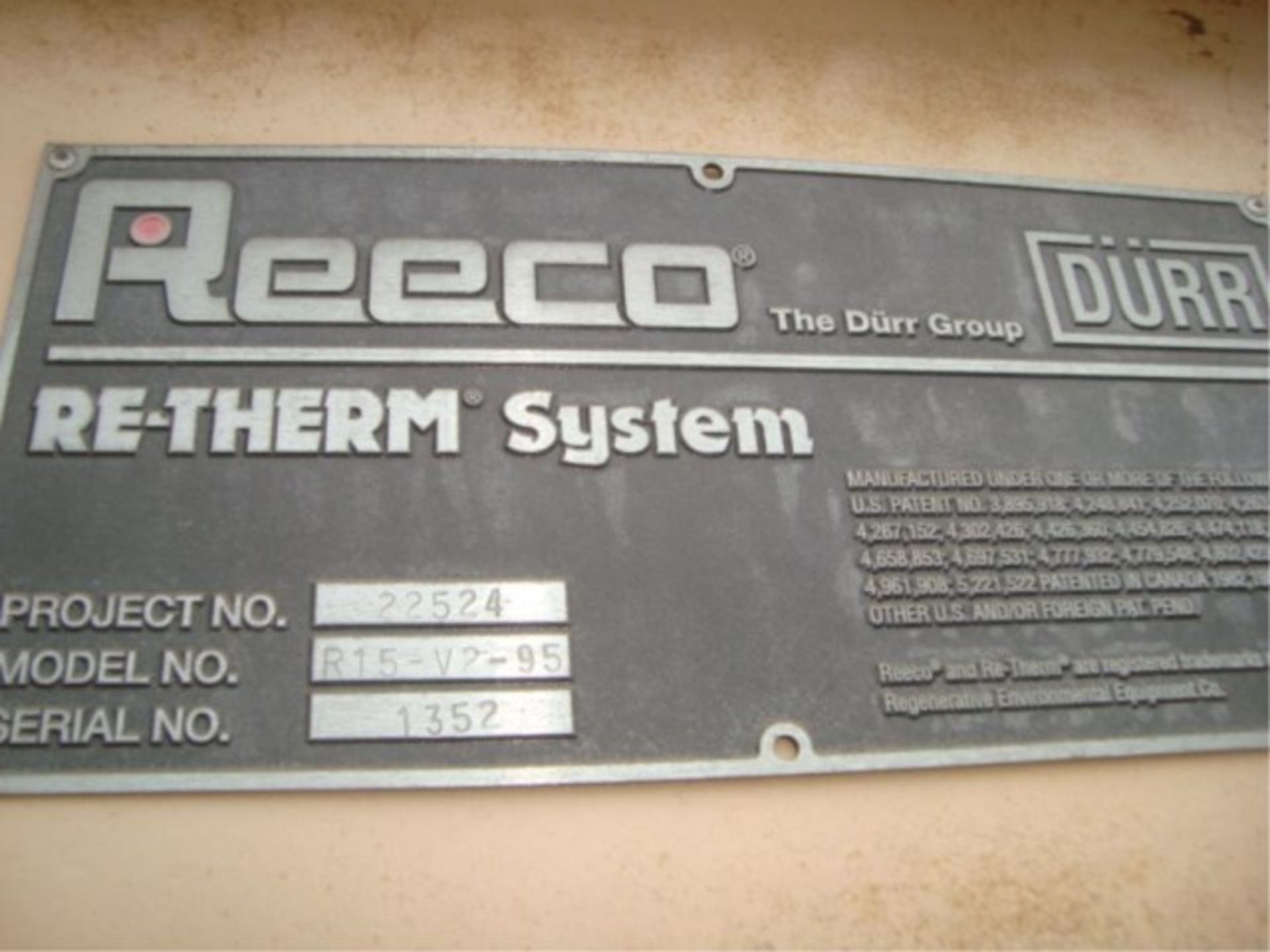 Reeco Re-Therm Fume Scrub Abatement System - Image 16 of 20