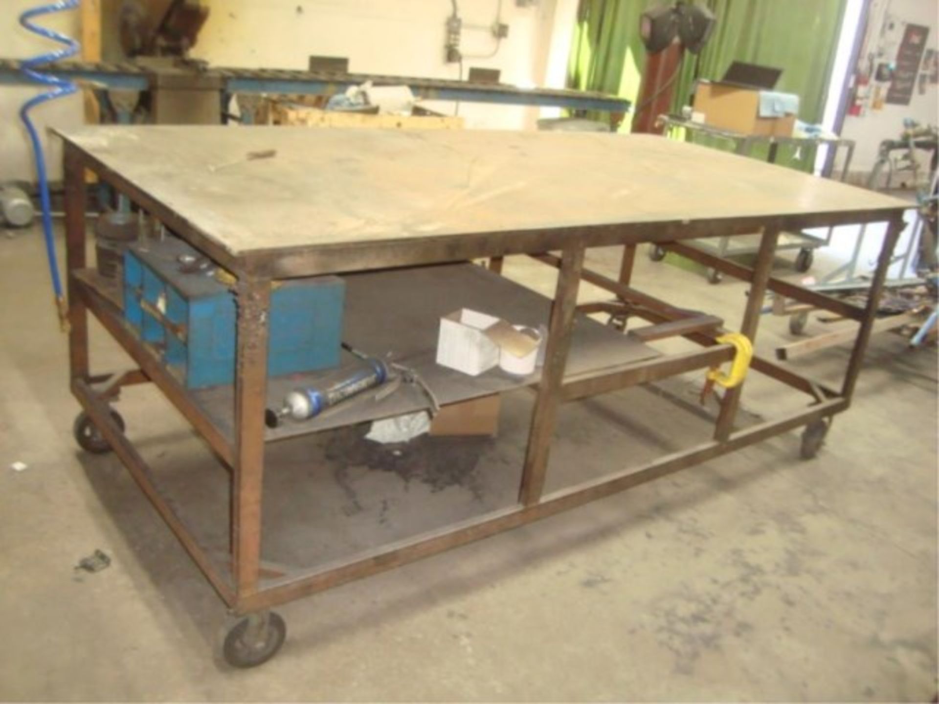 Mobile Heavy Duty Steel Welding Table - Image 3 of 5