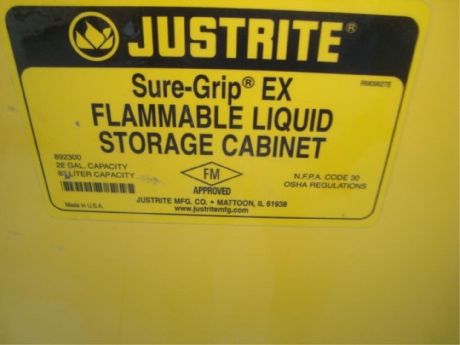 22-Gallon Capacity Flammables Cabinets - Image 8 of 8