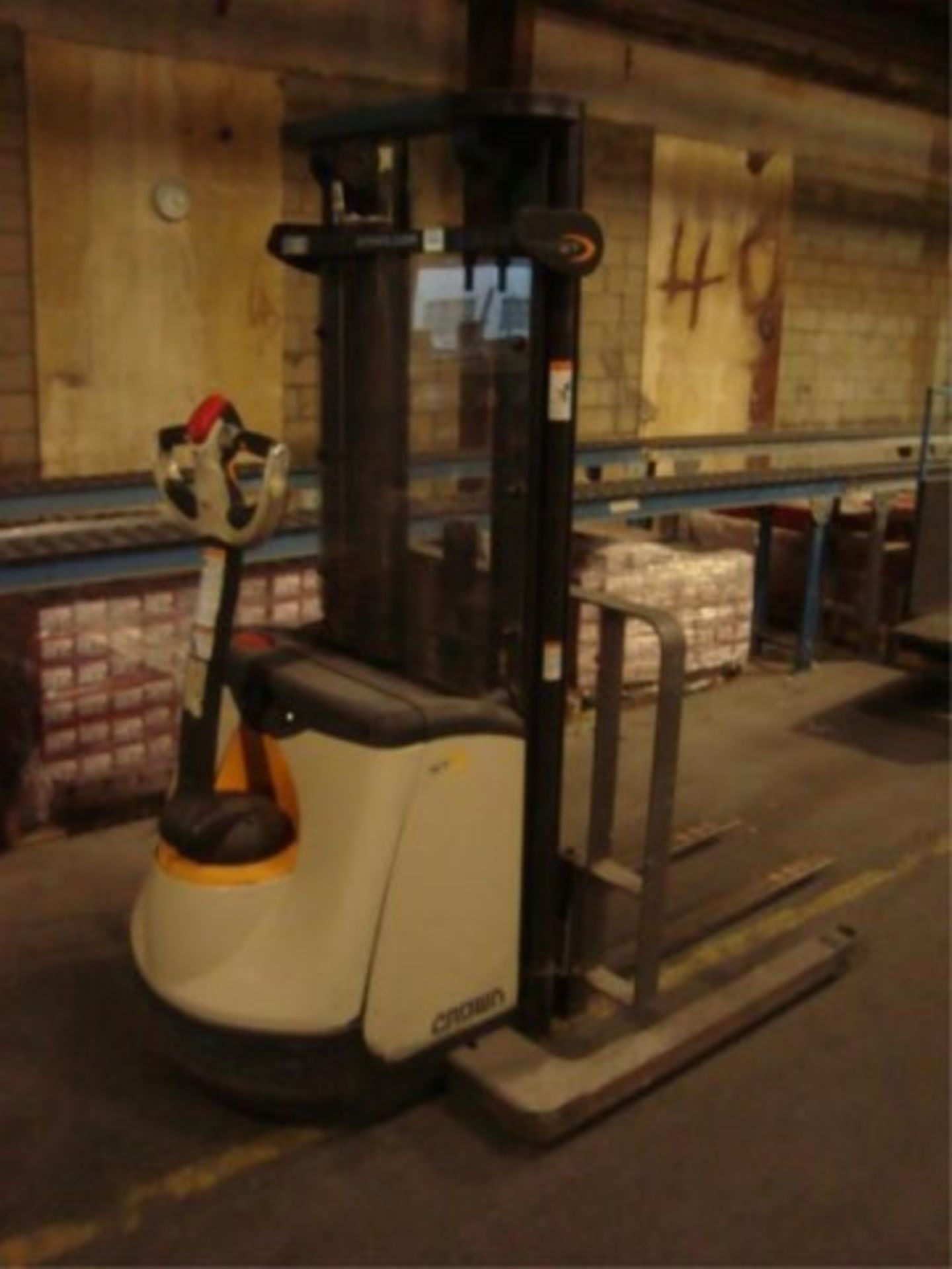 2,000 lb. Cap Electric Walkie Stacker Lift