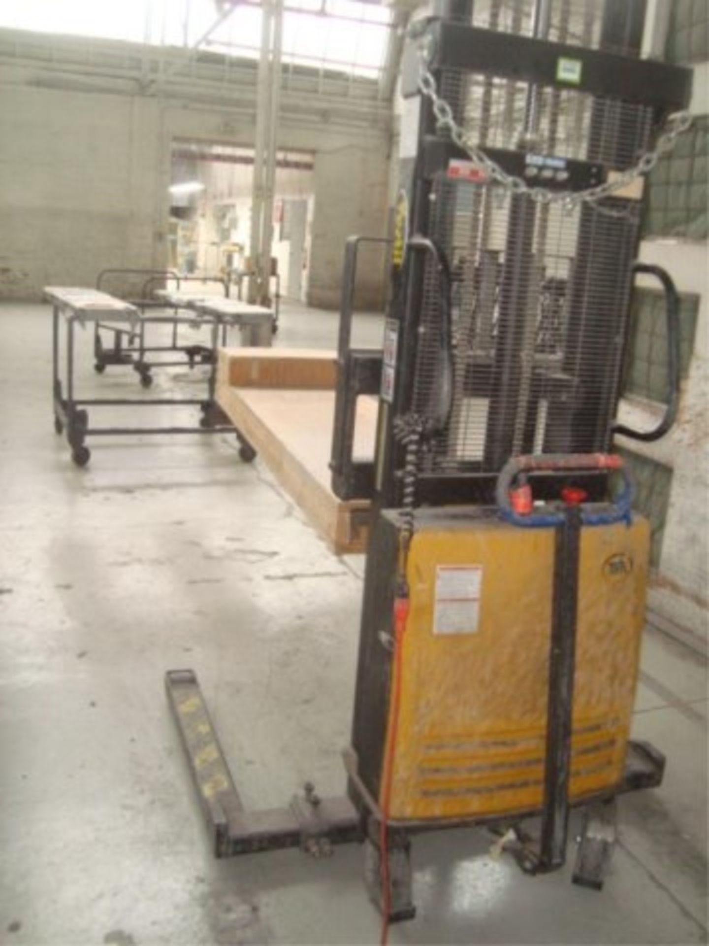 2.,000 lb. Cap Electric Stacker Lift - Image 4 of 6