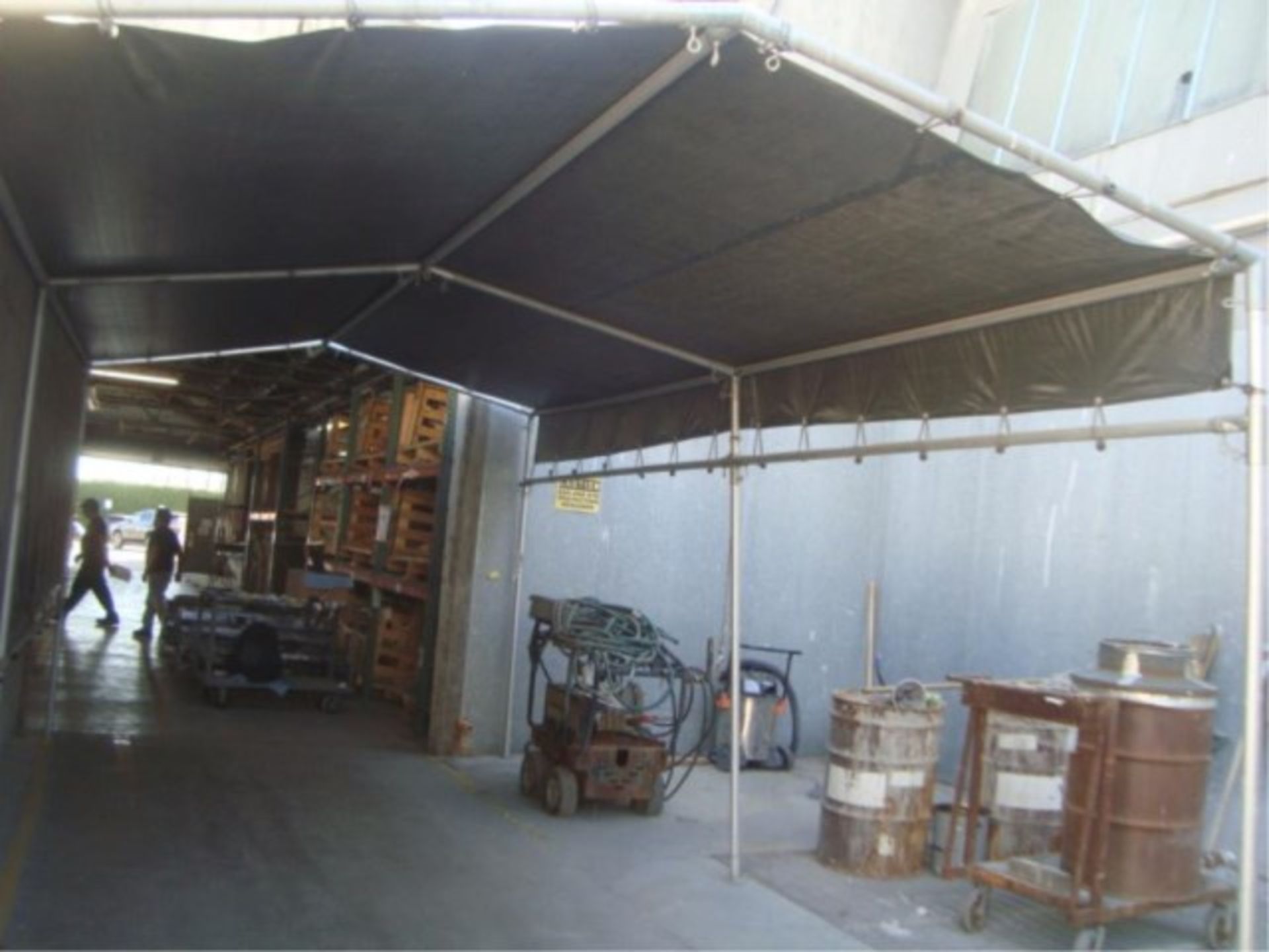 Modular Heavy Duty Canvas Carport - Image 4 of 11