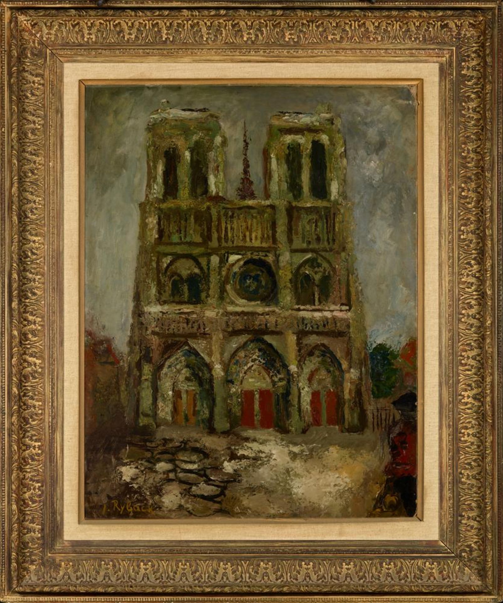 ISSACHAR BER RYBACK (1897-1935) Notre Dame de Paris - signed ‘I Ryback’ (lower [...] - Image 2 of 2