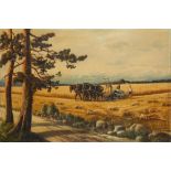 F. PAVLOV At harvest time - signed ‘F Pavlov’ (lower right) oil on canvas 99 x [...]