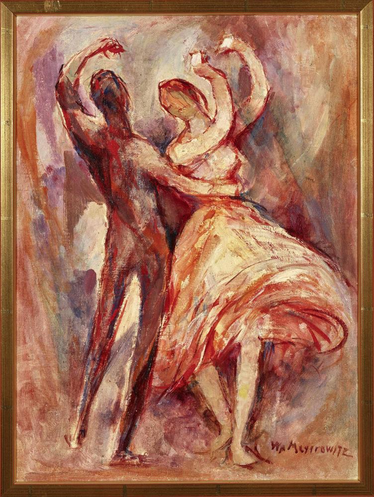 WILLIAM MEYEROWITZ (1887 – 1981) Dancers - signed ‘W Meyerowitz’ (lower [...] - Image 2 of 2