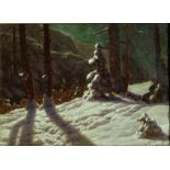 IVAN FEDOROVICH CHOULTSE (1874 - 1939) Winter in the forest - signed and dated ‘Iw [...]