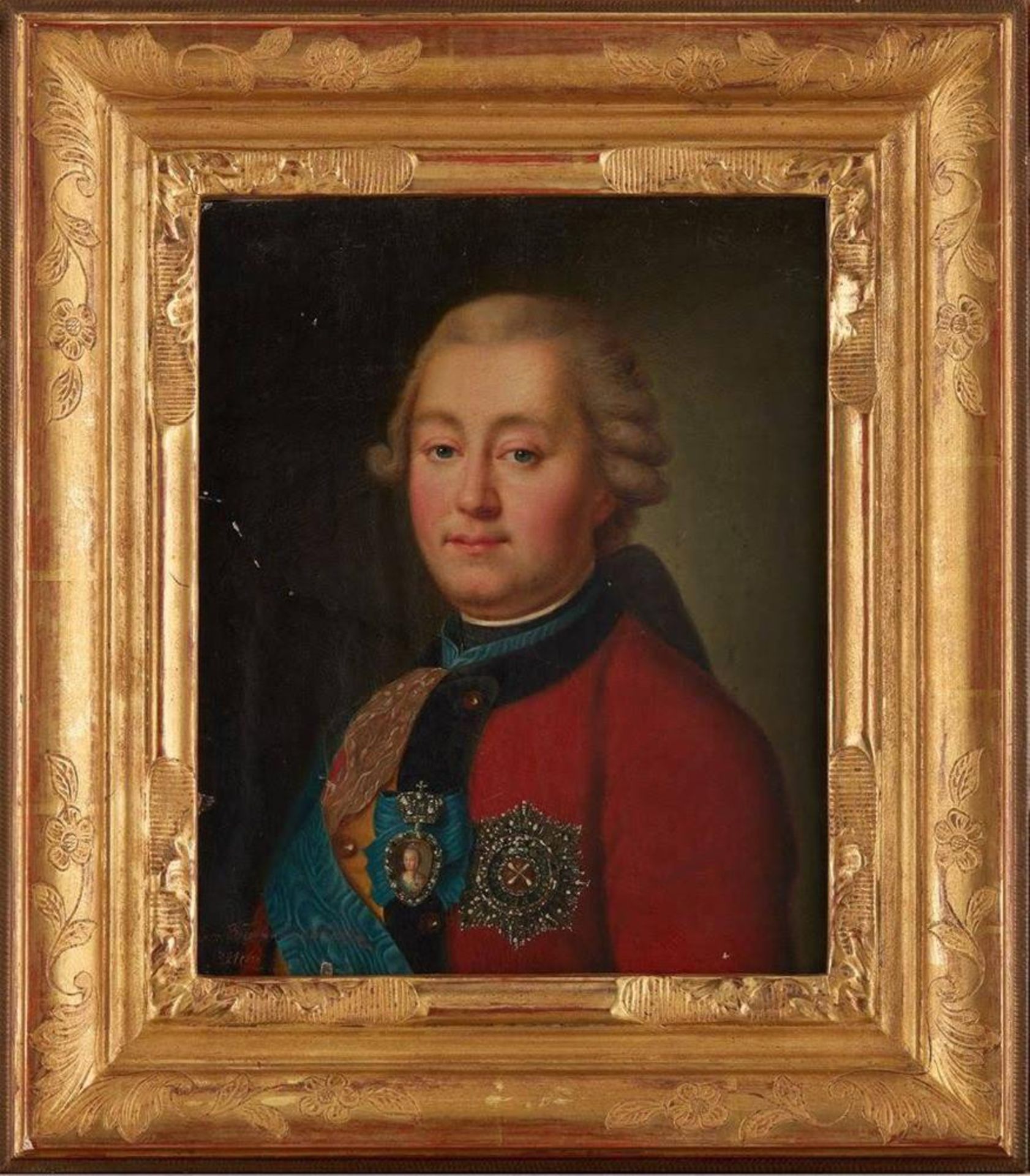 UNKNOWN RUSSIAN ARTIST, early XIX century Portrait of Prince Grigory Grigoryevich [...] - Image 2 of 3