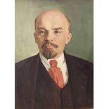 B. ORFONENKO Portrait of Vladimir Lenin - signed, titled and dated ‘18.07.58’ (on [...]
