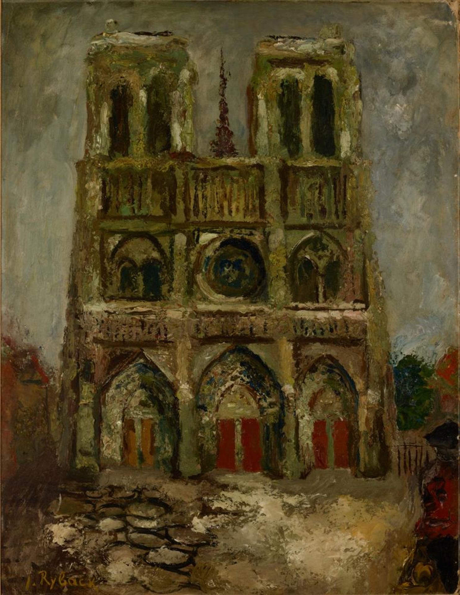 ISSACHAR BER RYBACK (1897-1935) Notre Dame de Paris - signed ‘I Ryback’ (lower [...]