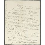 KOUPRINE, Alexandre (1870–1938) An autograph letter to Gregoire Alexinsky. S. d. [...]