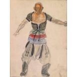 ALEXANDER YAKOVLEV (1887-1938) Two sketches of Chinese Wrestlers - each variously [...]