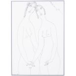 VADIM SIDUR (1924-1986) Two standing nudes - signed in Cyrillic and dated [...]