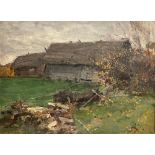 KONSTANTIN KOROVIN (1861-1939) Village - signed in Cyrillic (lower right) oil on [...]