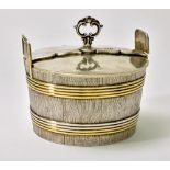 SILVER-GILT TROMPE L’OEIL SUGAR BOWL WITH A LID IN THE «NEO-RUSSIAN STYLE» IN THE [...]