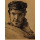 JAKOB KOGANOWSKY (1874-1926) Self Portrait - Charcoal and pencil on paper 46 x 35 [...]