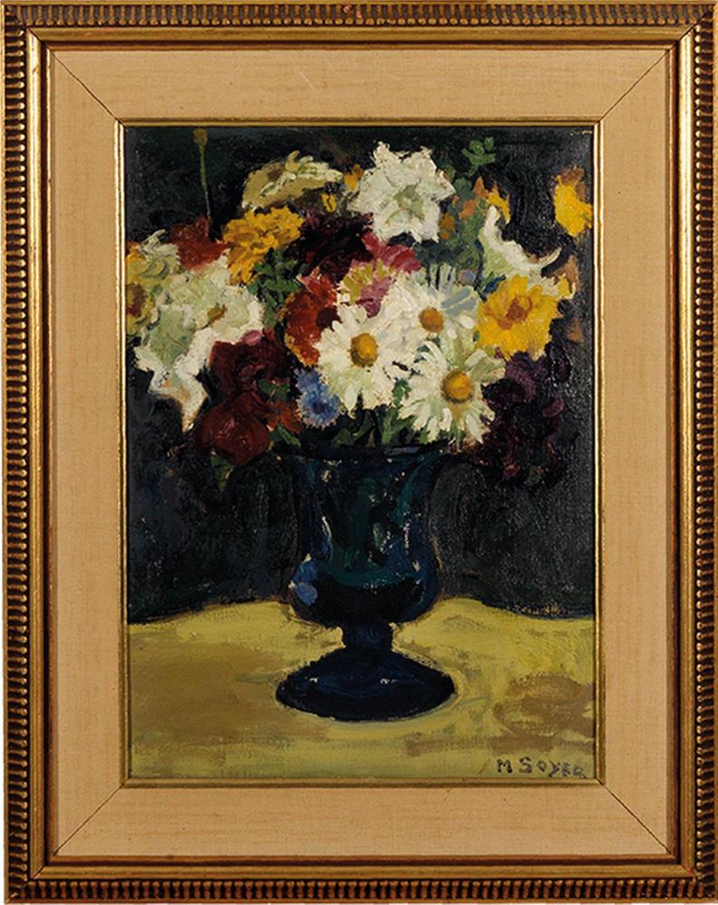 MOSES SOYER (1899-1974) Floral still life with dasies in a vase - signed ‘M [...] - Image 2 of 2