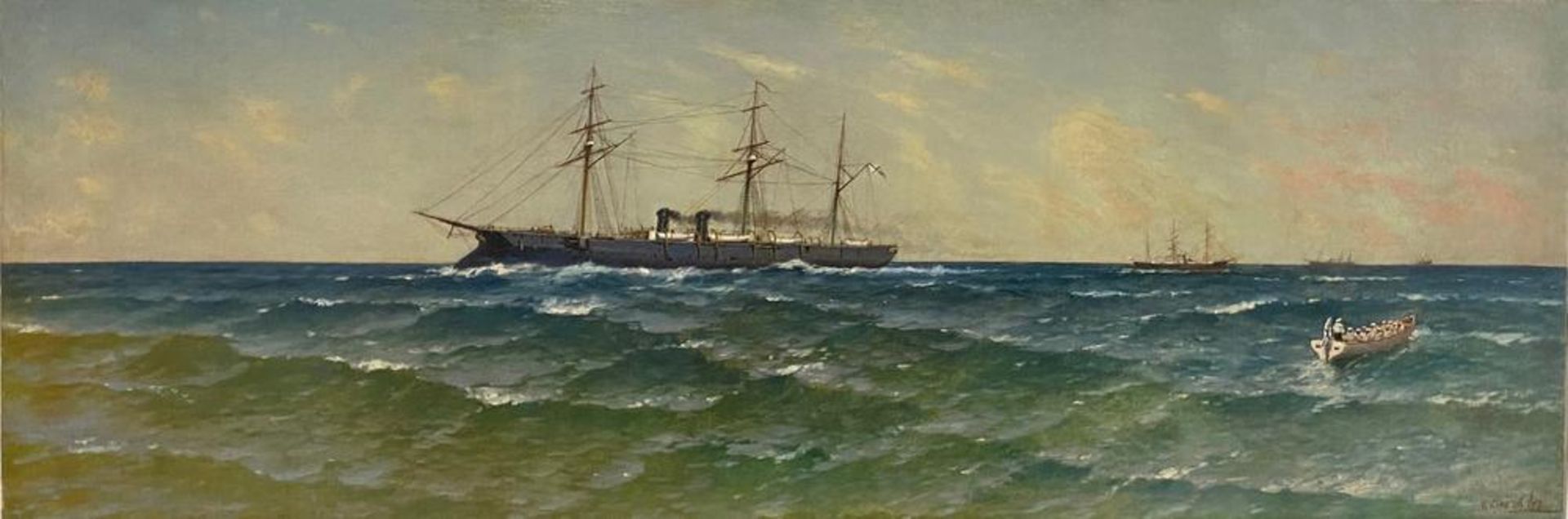 KRYZHITSKY KONSTANTIN YAKOVLEVICH (1858-1911) The battleship of the Imperial Russian [...]