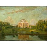 VASILI NIKITOVICH KUCHUMOV (1888-1959) Pavlovsk. View of the palace. Early XX century [...]