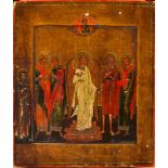 AN ICON « GUARDIAN ANGEL WITH SELECTED SAINTS» - COSMAS AND DAMIAN, CONON AND [...]