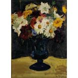 MOSES SOYER (1899-1974) Floral still life with dasies in a vase - signed ‘M [...]