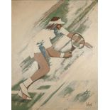 UNKNOWN ARTIST, XX CENTURY - Tennis player Indistinctly signed ‘Ive Tonolos’ [...]