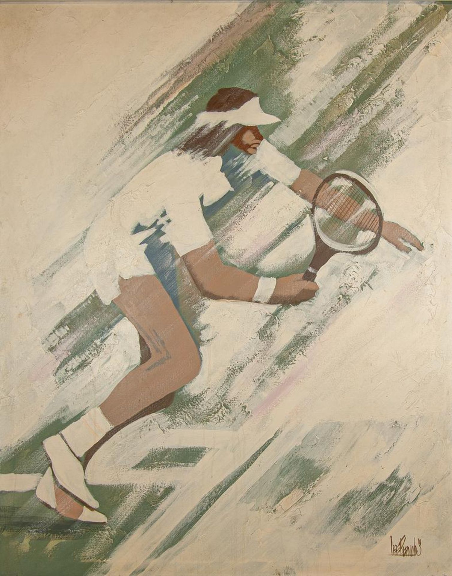 UNKNOWN ARTIST, XX CENTURY - Tennis player Indistinctly signed ‘Ive Tonolos’ [...]