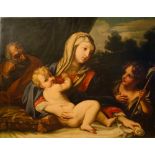 BOLOGNESE SCHOOL, 17TH CENTURY - The Holy Family with the Infant Saint John the [...]
