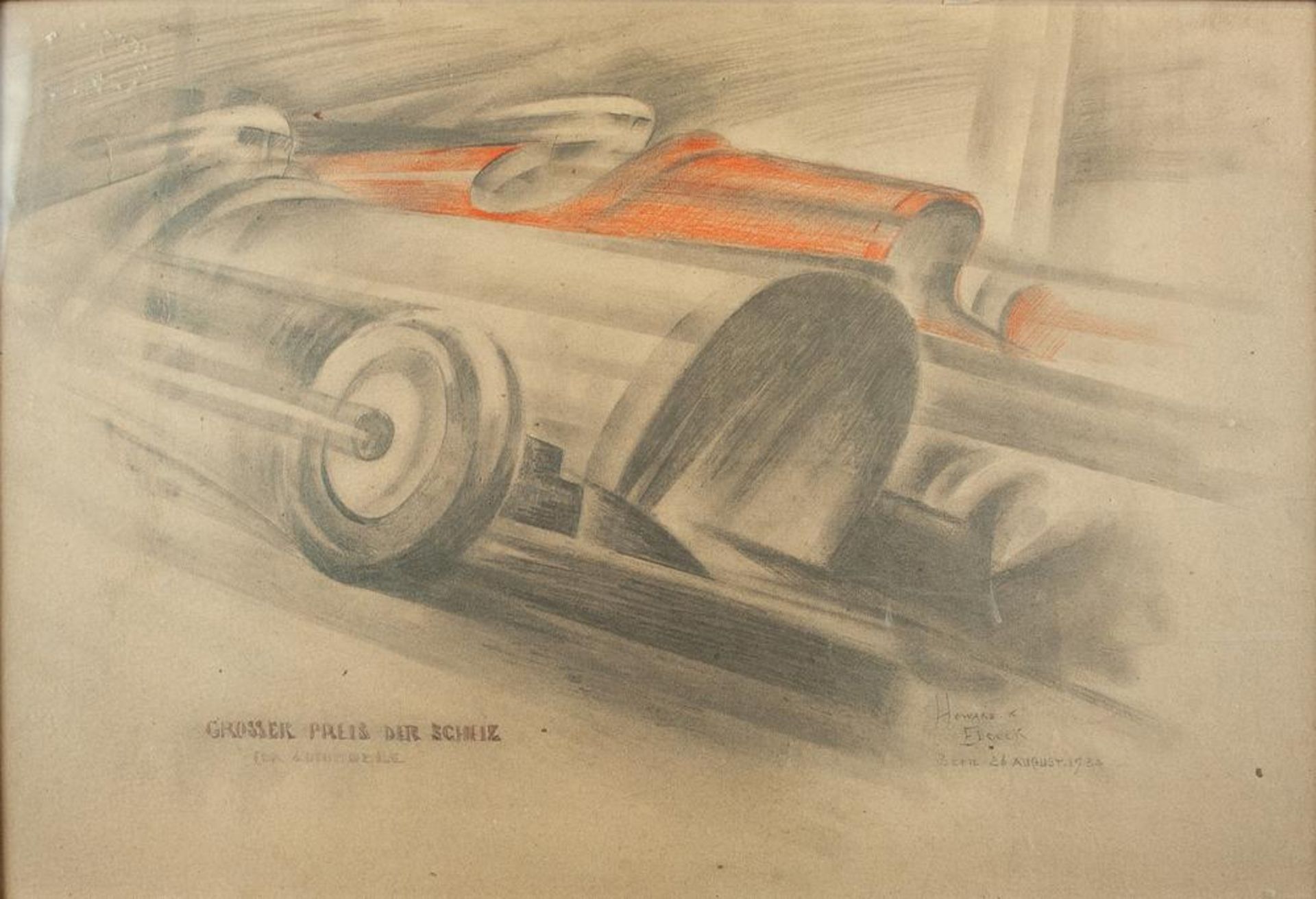 HOWARD K. ELCOCK (XX CENTURY) - Swiss Grand Prix Signed, inscribed and dated [...]