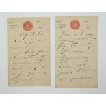 FILIPPO TOMMASO MARINETTI (1876- 1944)Autograph letter signed, in French, [to poet and critic