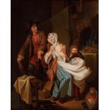 JOHANN ELEAZAR SCHENAU (1737-1806) The interceding mother Signed ‘Schenau’ (lower left) Oil on
