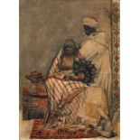 MARIANO GARCIA Y MAS (1858-1911) Orientalist scenesigned ‘Mariano Garcia’ (upper right) watercolor