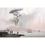 NEAPOLITAN SCHOOL, 19th CENTURY Eruption of Vesuviusinscribed and dated ‘Eruzione a cenere de’ 22.