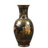 19TH CENTURY ‘CHINOSERIE’ TERRACOTTA VASEItaly, Piedmont, 19th century. Vase in terracotta,