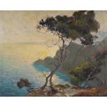 RICHARD DURANDO TOGO (1910-?) La Côte d’Azursigned ‘D.T. Richard’ (lower left) oil on board 41 x