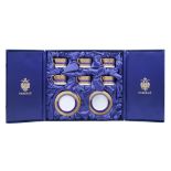 FABERGE IMPERIAL HERITAGE TEA SETFine contemporary original Limoges porcelain set of six gold